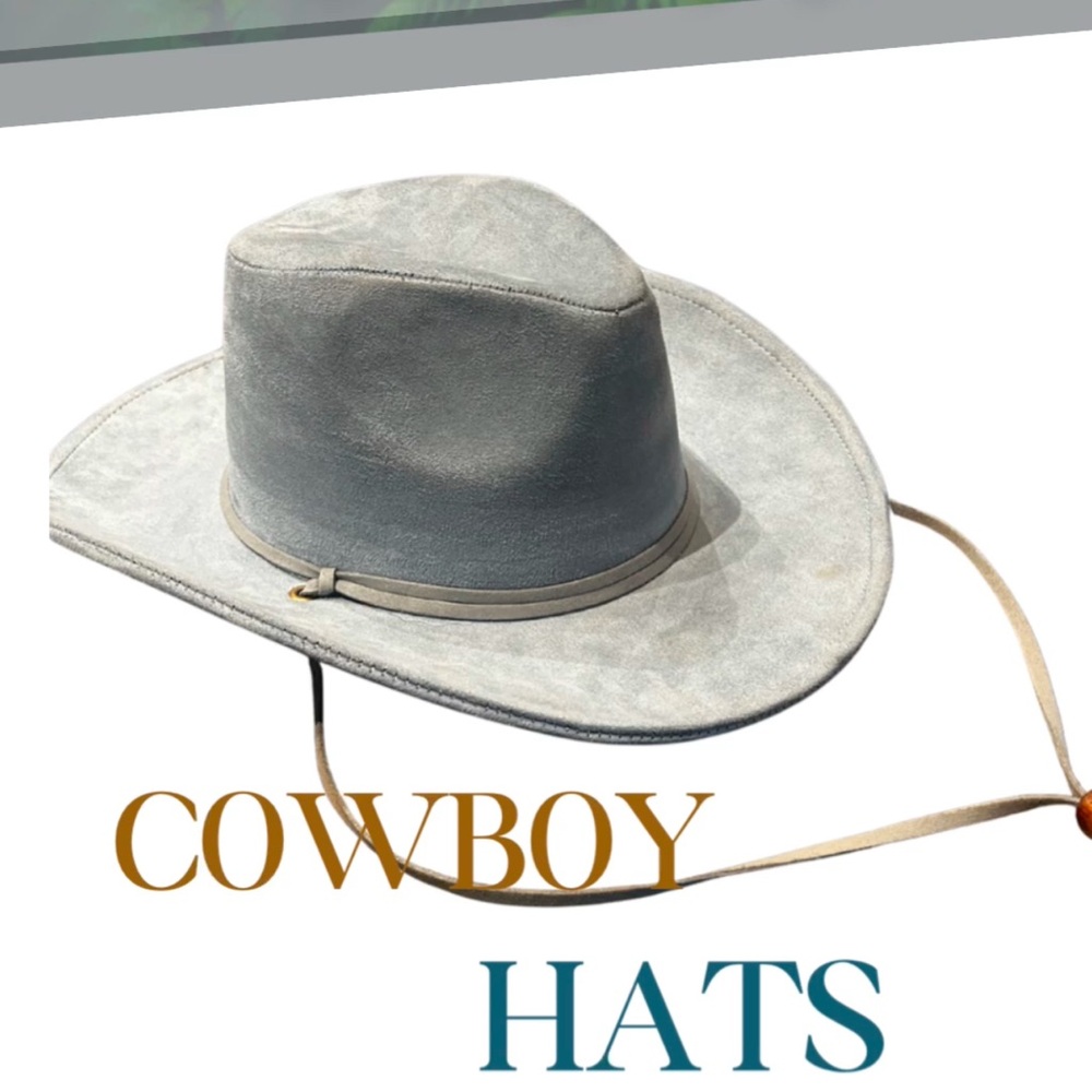 Men's Gray Cowboy Hat